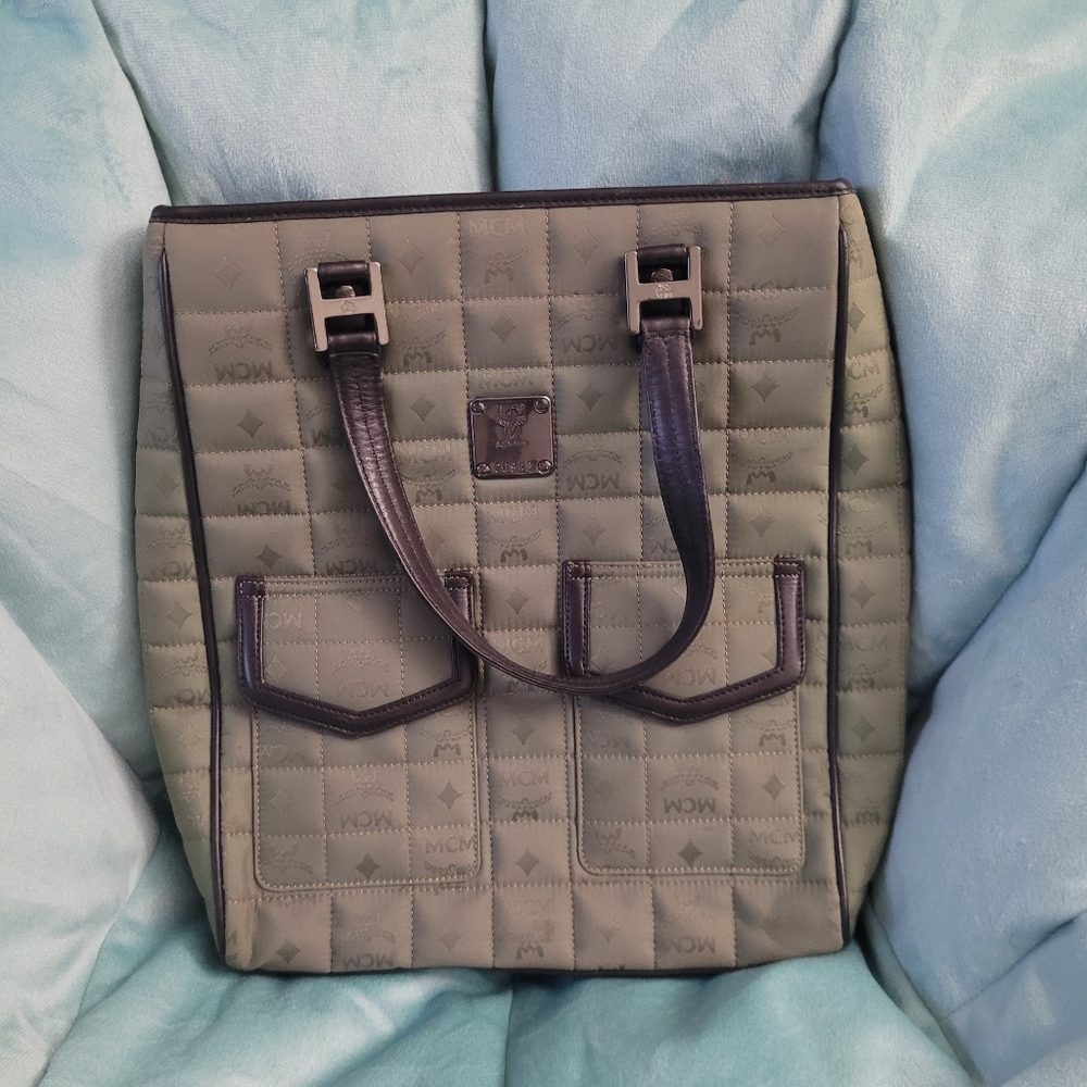 MCM Quilted Tote